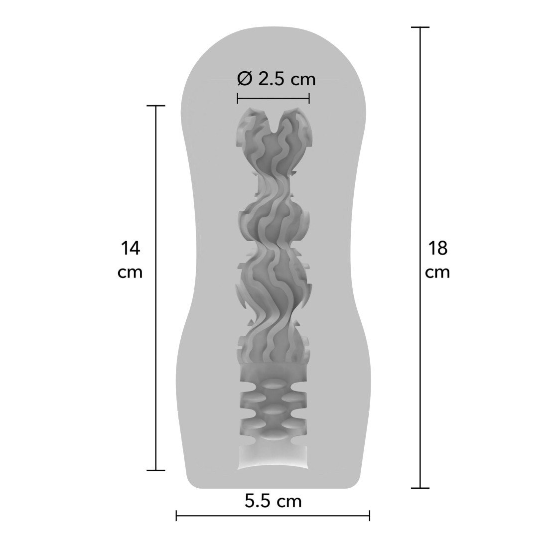 Masturbatorius „Hero Clear Wave“ - ToyJoy