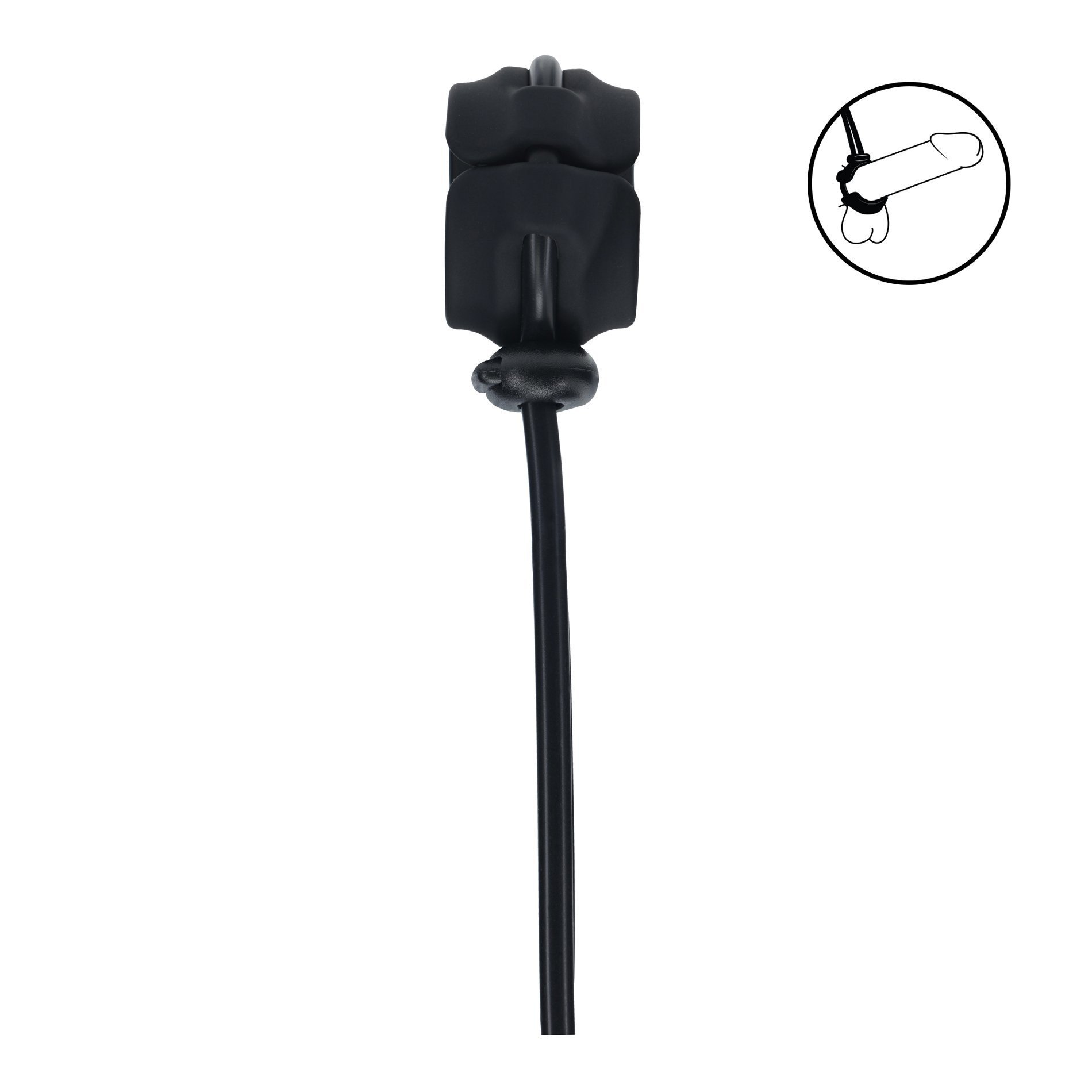 Penio žiedas „Wide Detachable Lasso Cock Ring“ - Levelz