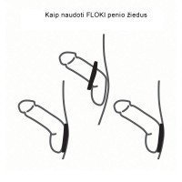 Penio žiedų rinkinys „Floki“ - Velvor