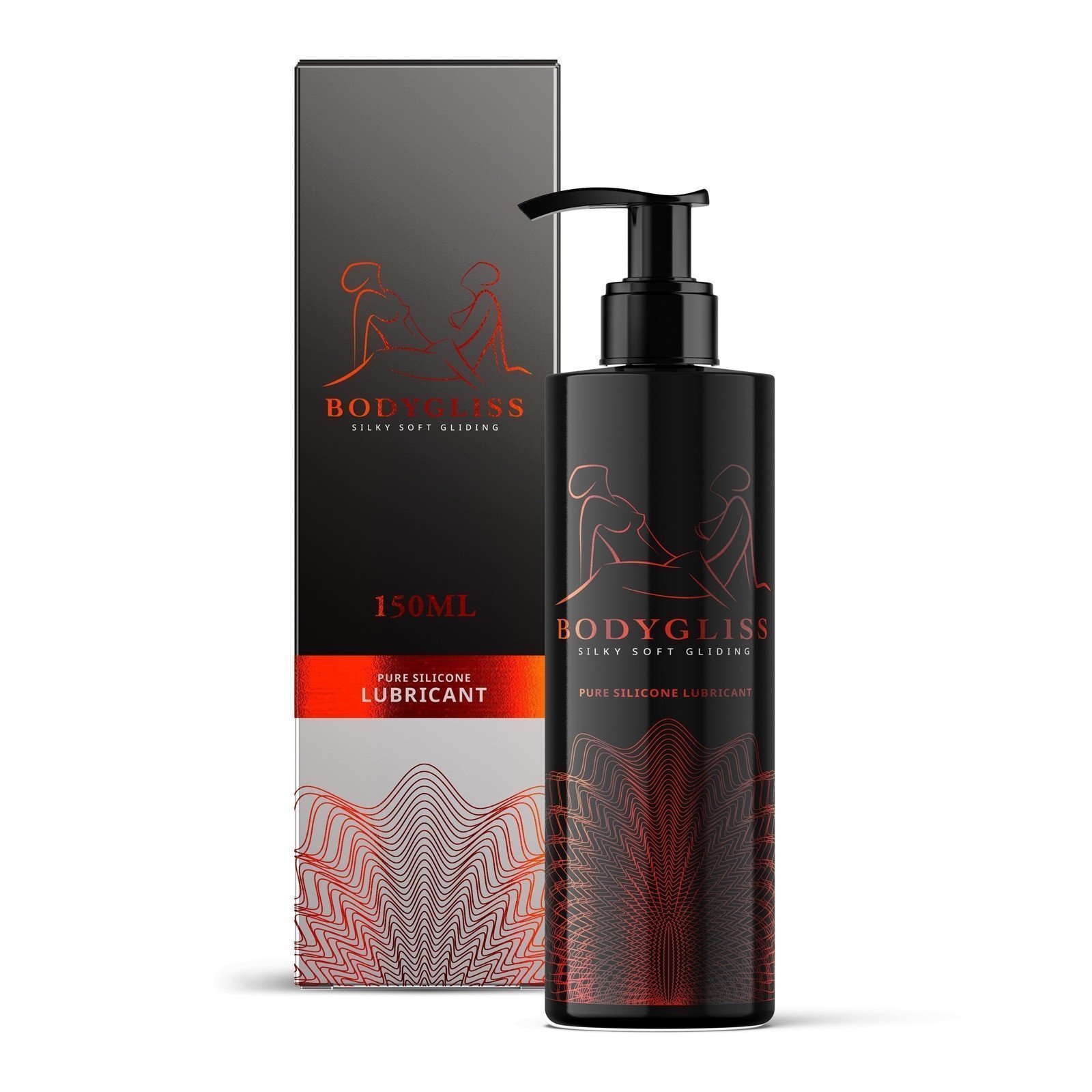 Silikono pagrindo lubrikantas „Silky Soft“, 150 ml - Bodygliss