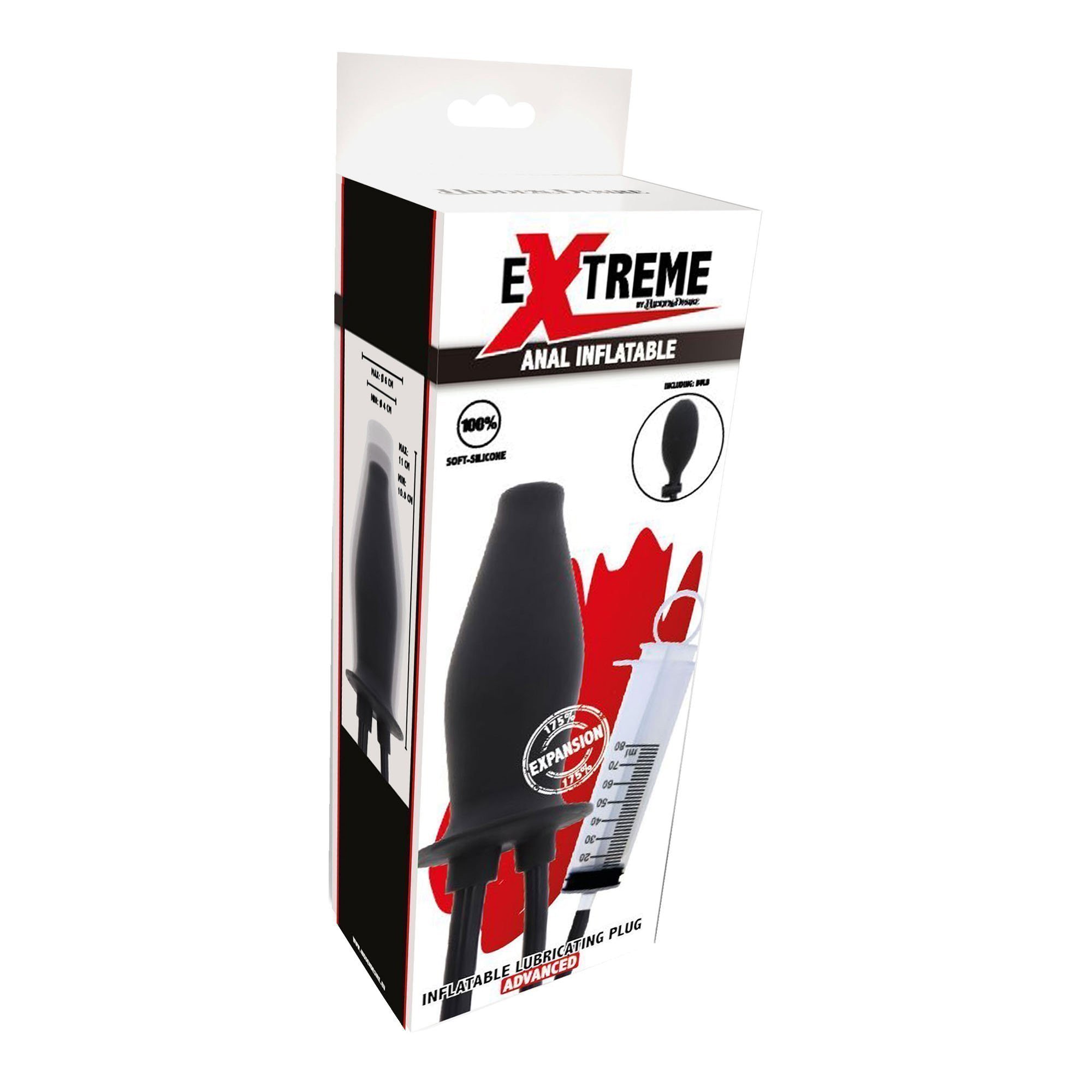 Pripučiamas analinis kaištis „Inflatable Lubricating Plug Advanced“ - Extreme