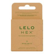 Prezervatyvai „HEX Organic Latex“, 3 vnt