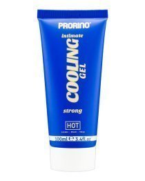 Stimuliuojantis lubrikantas „Prorino Cooling Gel Strong“, 100 ml - Hot