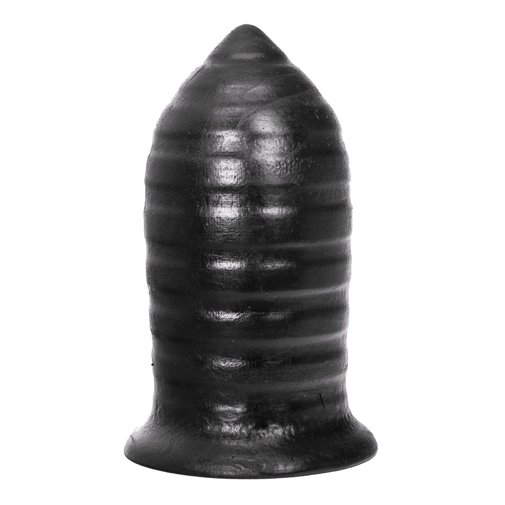 Analinis kaištis „Ribbed Butt Plug“ - All Black