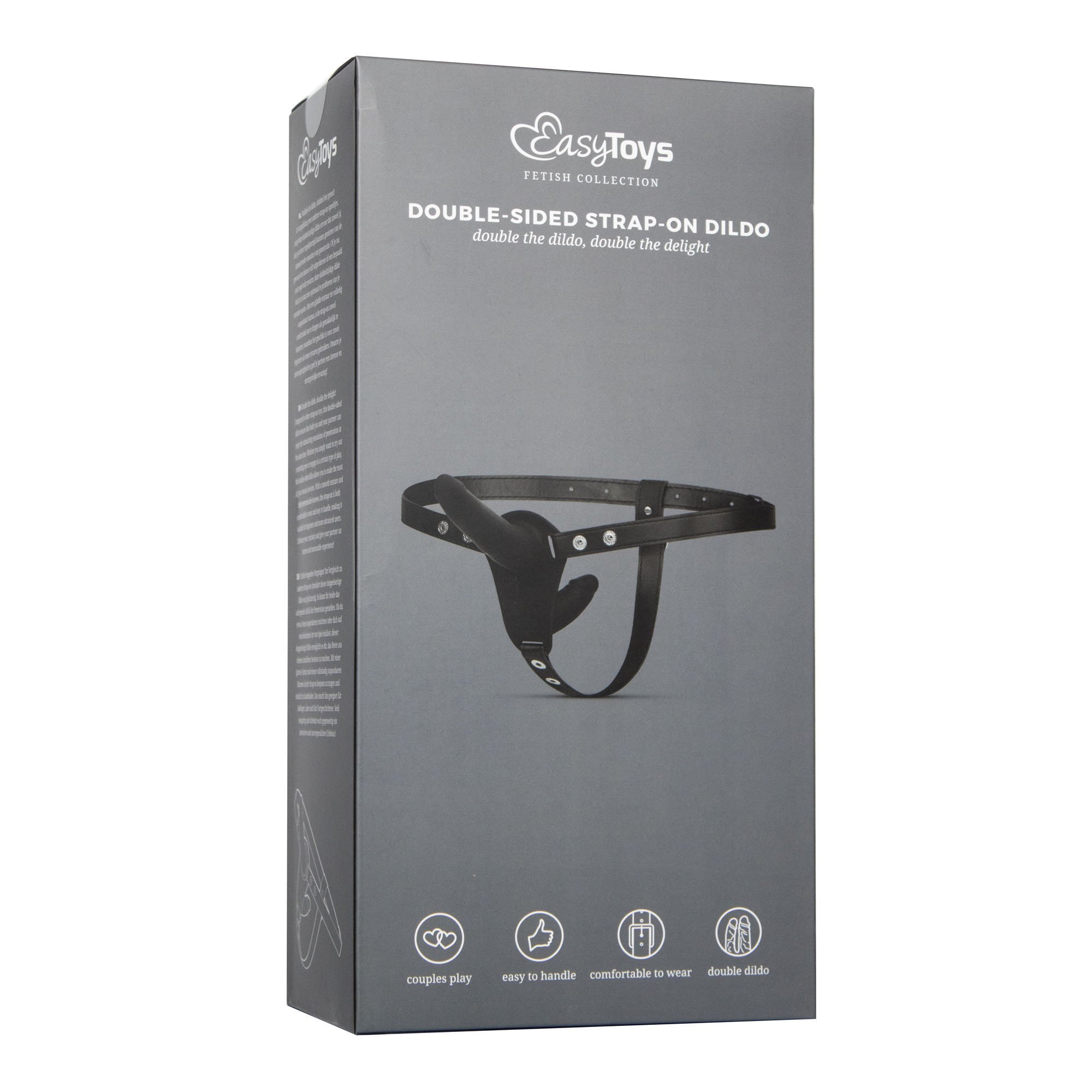 Dvigubas strap-on dildo „Double Sided Strap-on Dildo“ - EasyToys