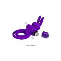 Vibruojantis penio ir sėklidžių žiedas „Vibrant Penis Ring III“ - Pretty Love
