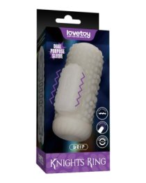 Vibruojanti penio mova - masturbatorius „Knights Ring Drip“ - Lovetoy