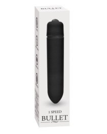 Juoda vibruojanti kulka „Bullet“ - Shots Toys