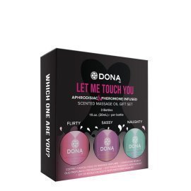 Masažo aliejų rinkinys „Let Me Touch You“ - Dona