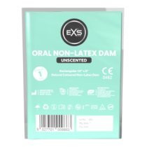 Prezervatyvas oraliniam seksui „Non-Latex Dam Unscented“ - EXS Condoms