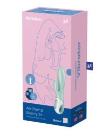 Išmanusis pripučiamas vibratorius kiškutis „Air Pump Bunny“ - Satisfyer