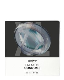 Prezervatyvai „Premium Condoms 60 mm“, 100 vnt. - Satisfyer