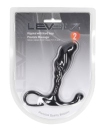 Prostatos masažuoklis „Rippled with Hard Loop Silicone Prostate Massager Medium“ - Levelz