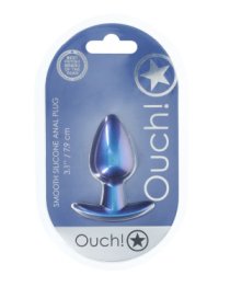 Vidutinis analinis kaištis „Smooth Silicone Anal Plug“ - Ouch!