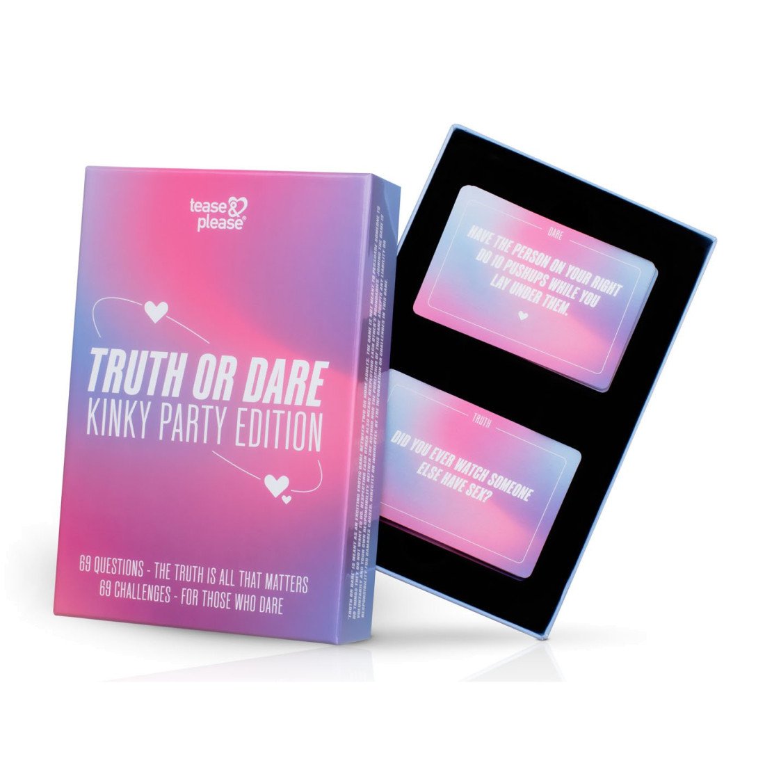 Erotinis žaidimas „Truth or Dare Kinky Party Edition“ - Tease and Please