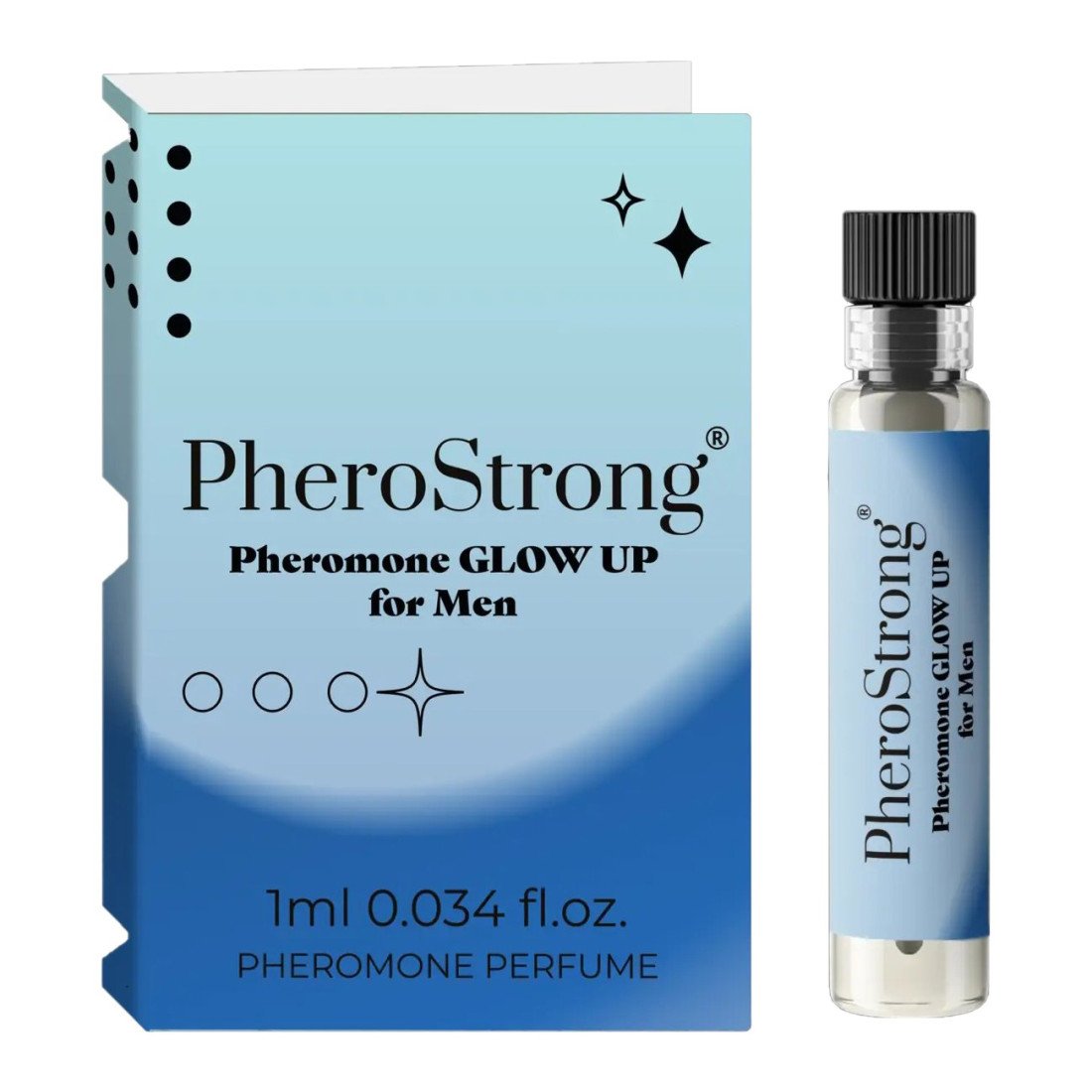 Feromoniniai kvepalai vyrams „Glow Up for Men“, 1 ml - PheroStrong