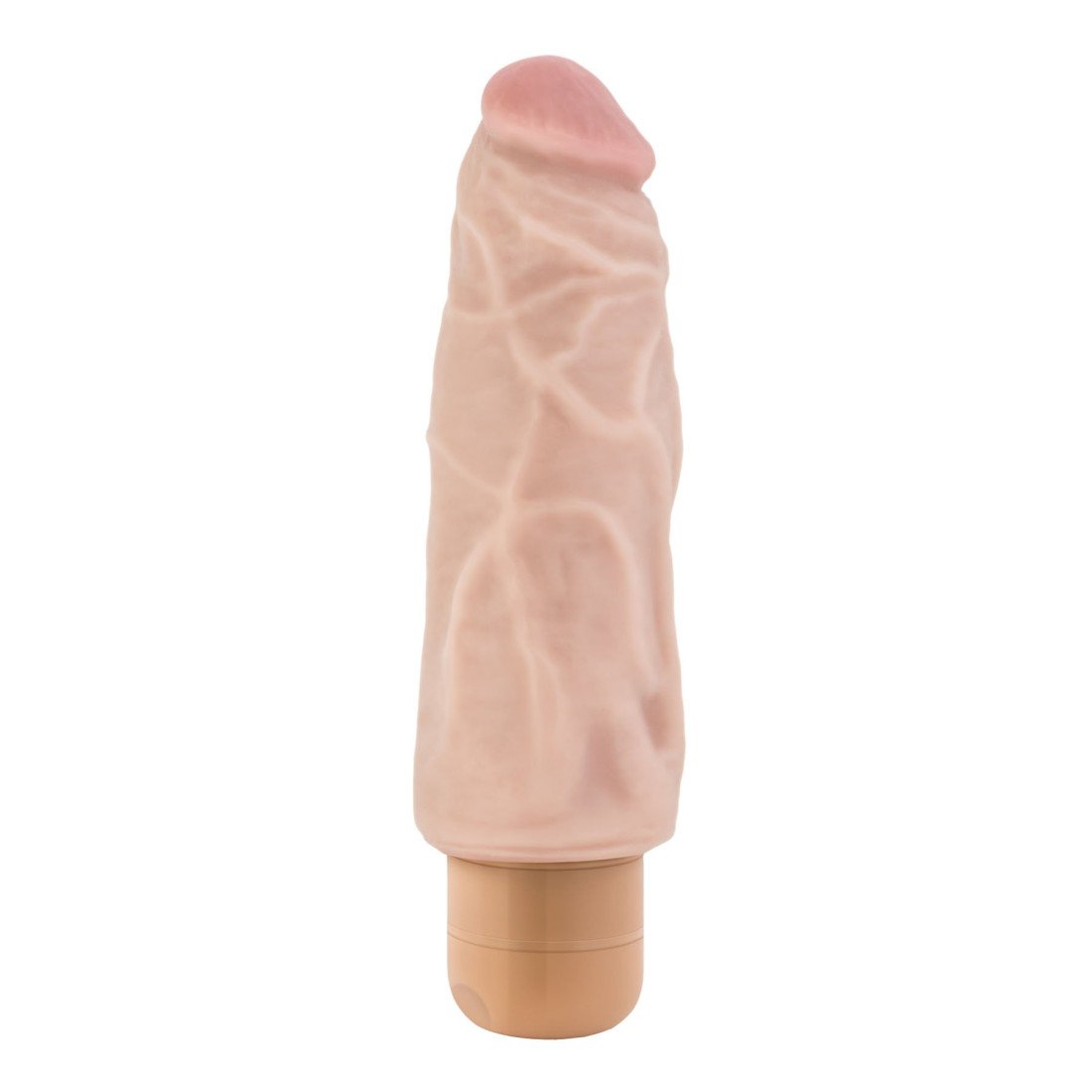 Vibruojantis dildo „Dr. Skin Vibe 9“ - Blush