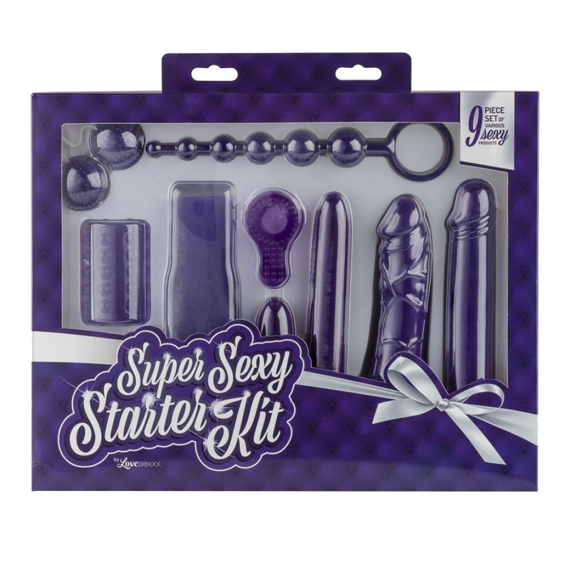 Sekso žaislų rinkinys (pažeista pakuotė) „Super Sexy Starter Kit“ - Loveboxxx