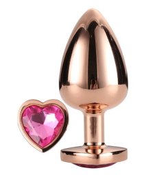 Mažas analinis kaištis „Rose Gold Gleaming Love“ - Dream Toys