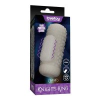 Vibruojanti penio mova - masturbatorius „Knights Ring Drip“ - Lovetoy