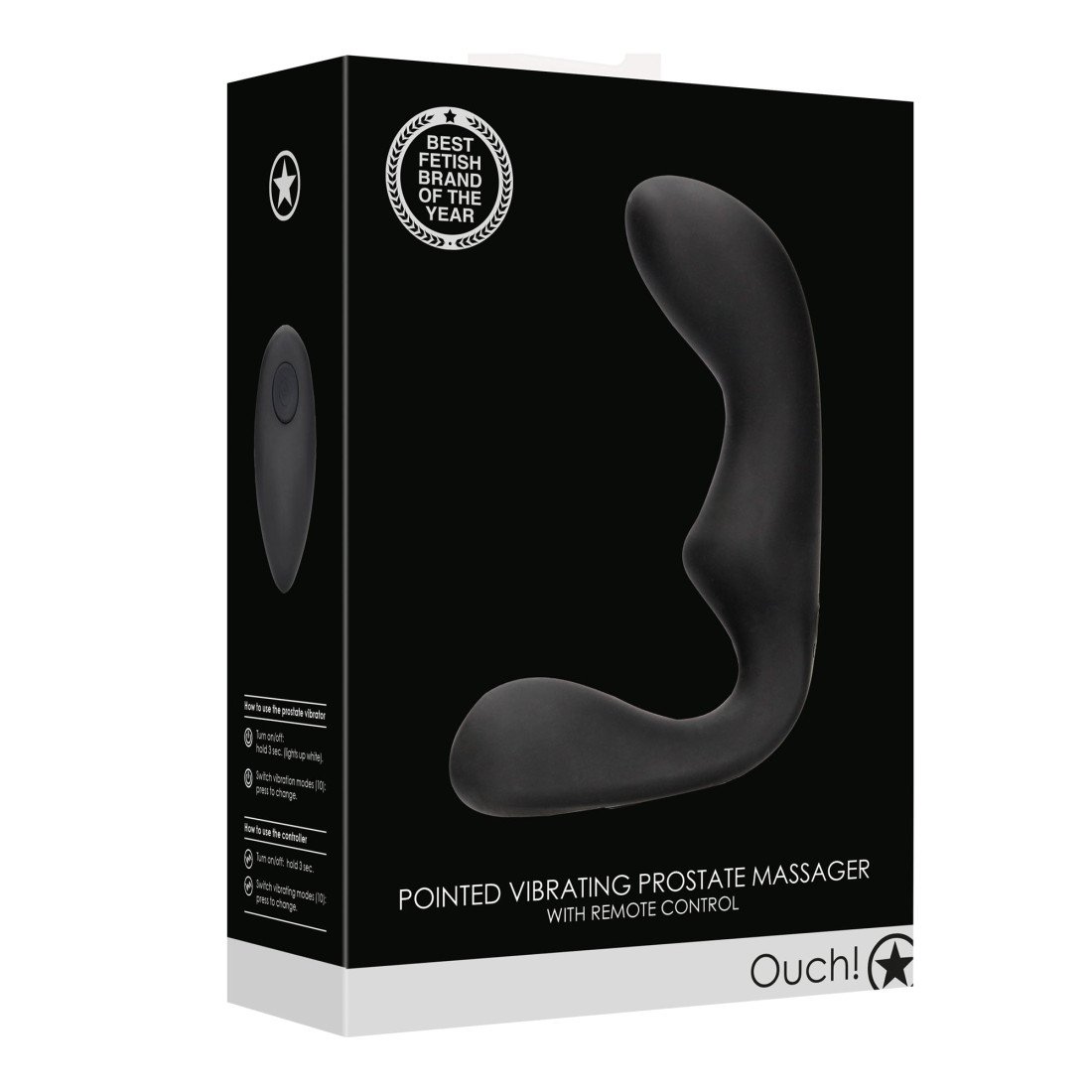 Vibruojantis prostatos masažuoklis „Pointed Vibrating Prostate Massager“ - Ouch!