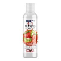 Vandens pagrindo lubrikantas „4 in 1 Straw-Kiwi Pleasures“, 30 ml - Swiss Navy