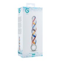 Stiklinis dvipusis dildo „Glass Dildo Nr. 10“ - Gildo