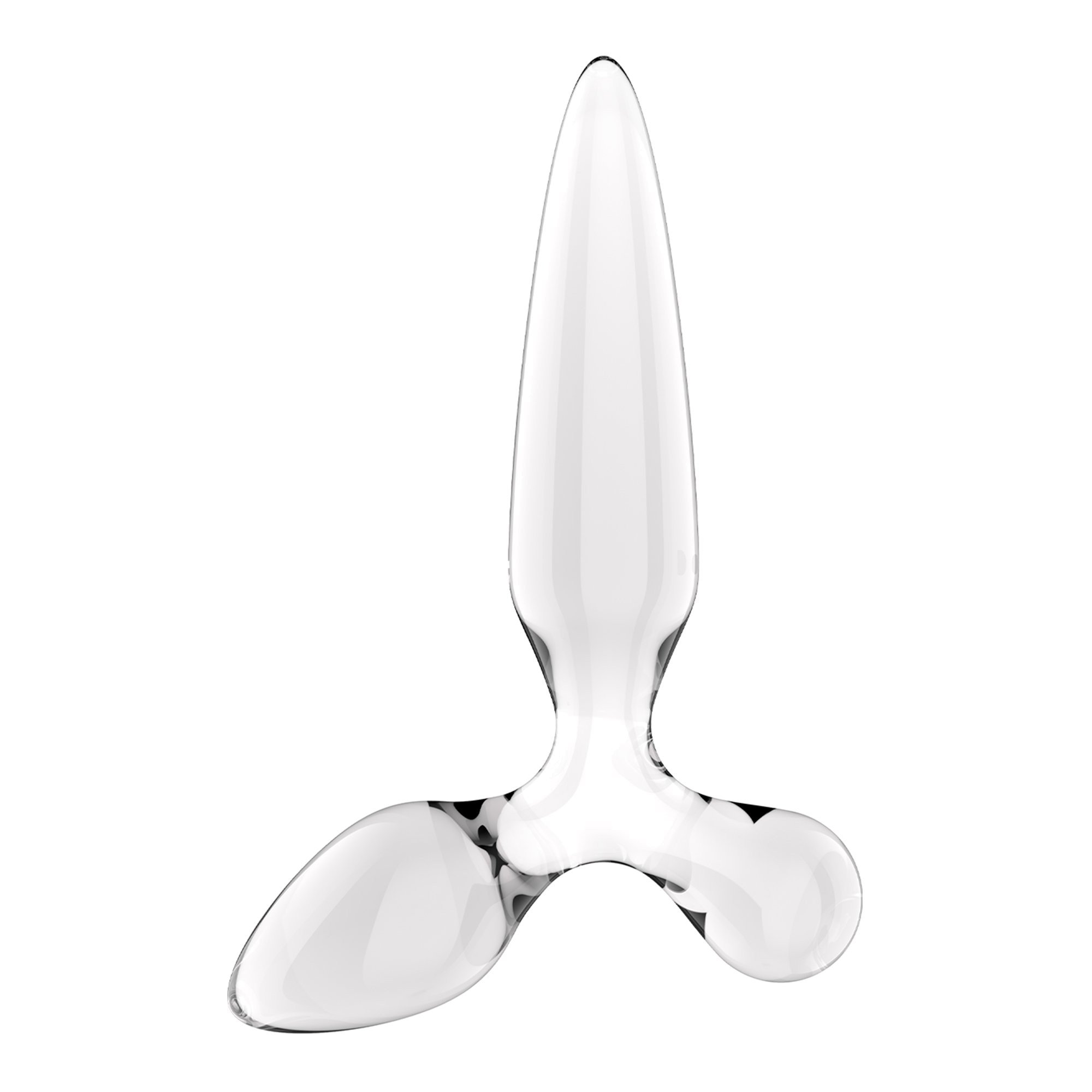 Stiklinis dildo „Triple Crystal 2” - Satisfyer