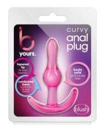 Analinis kaištis „Curvy Anal Plug“ - Blush