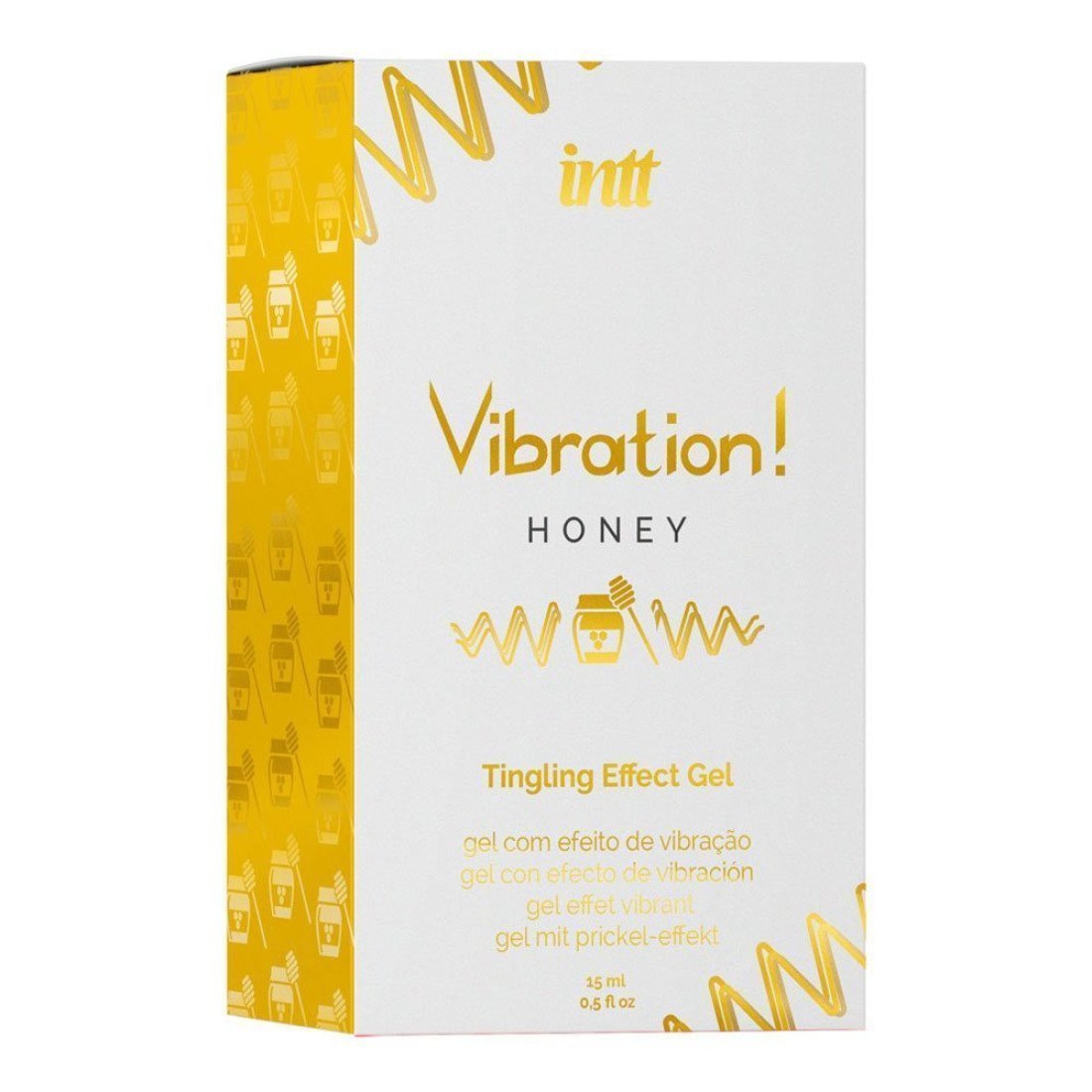 Stimuliuojantis gelis „Vibration! Honey“, 15 ml - Intt