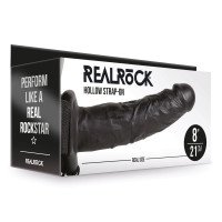 Tuščiaviduris strap-on dildo „Hollow Strap-on Nr. 8“ - RealRock