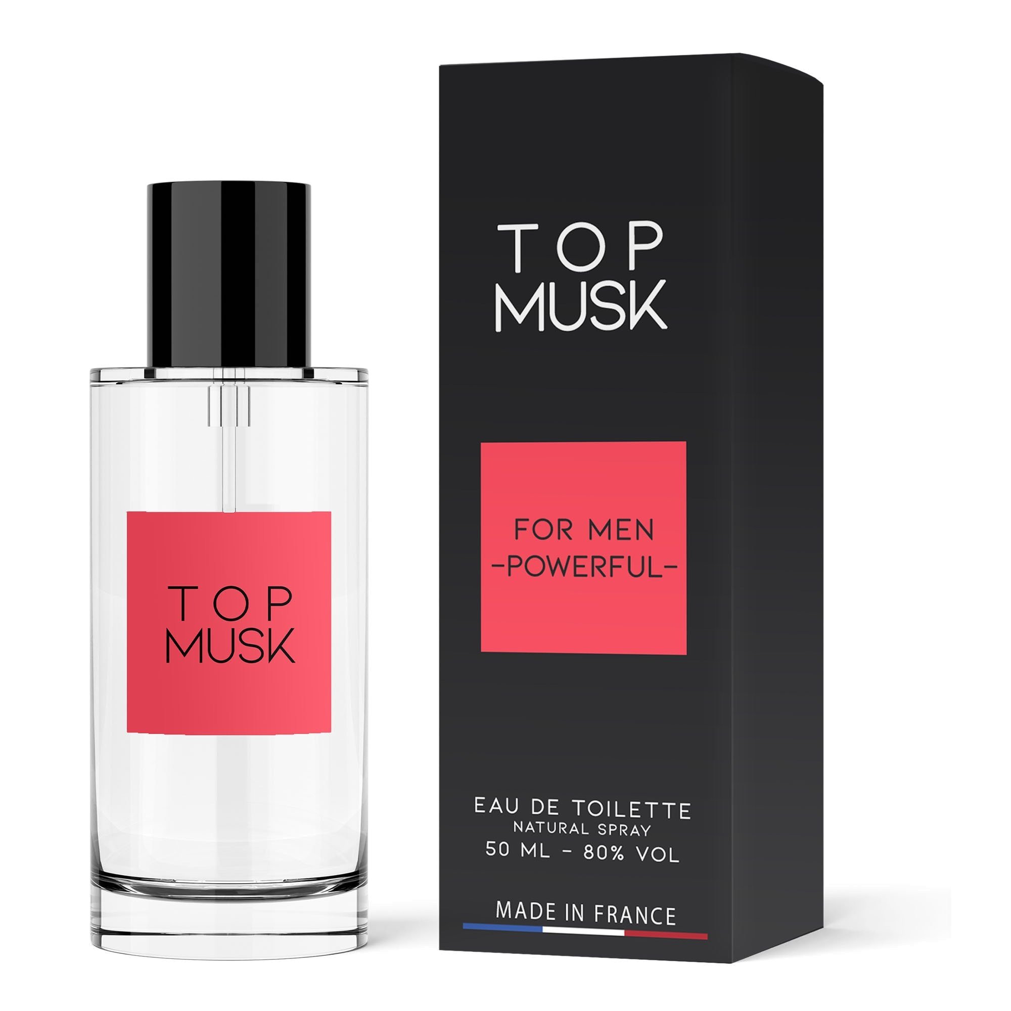 Tualetinis vanduo vyrams „Top Musk“, 50 ml - Ruf