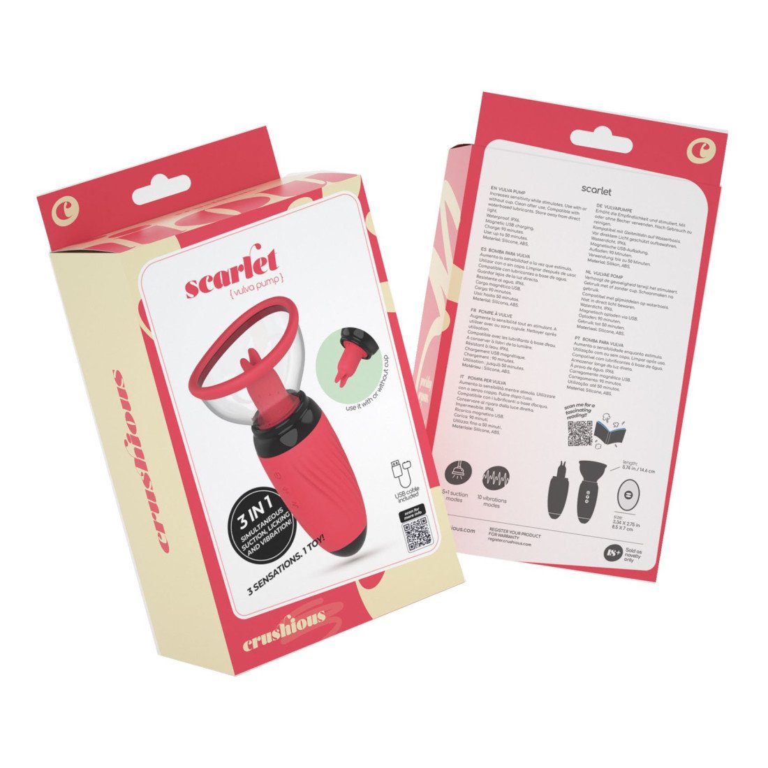 Automatinė pompa moterims „Scarlet“ - Crushious