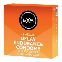 Ejakuliaciją nutolinantys prezervatyvai „Delay Endurance“, 48 vnt. - EXS Condoms