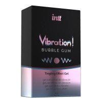 Stimuliuojantis gelis „Vibration! Bubble Gum“, 15 ml - Intt