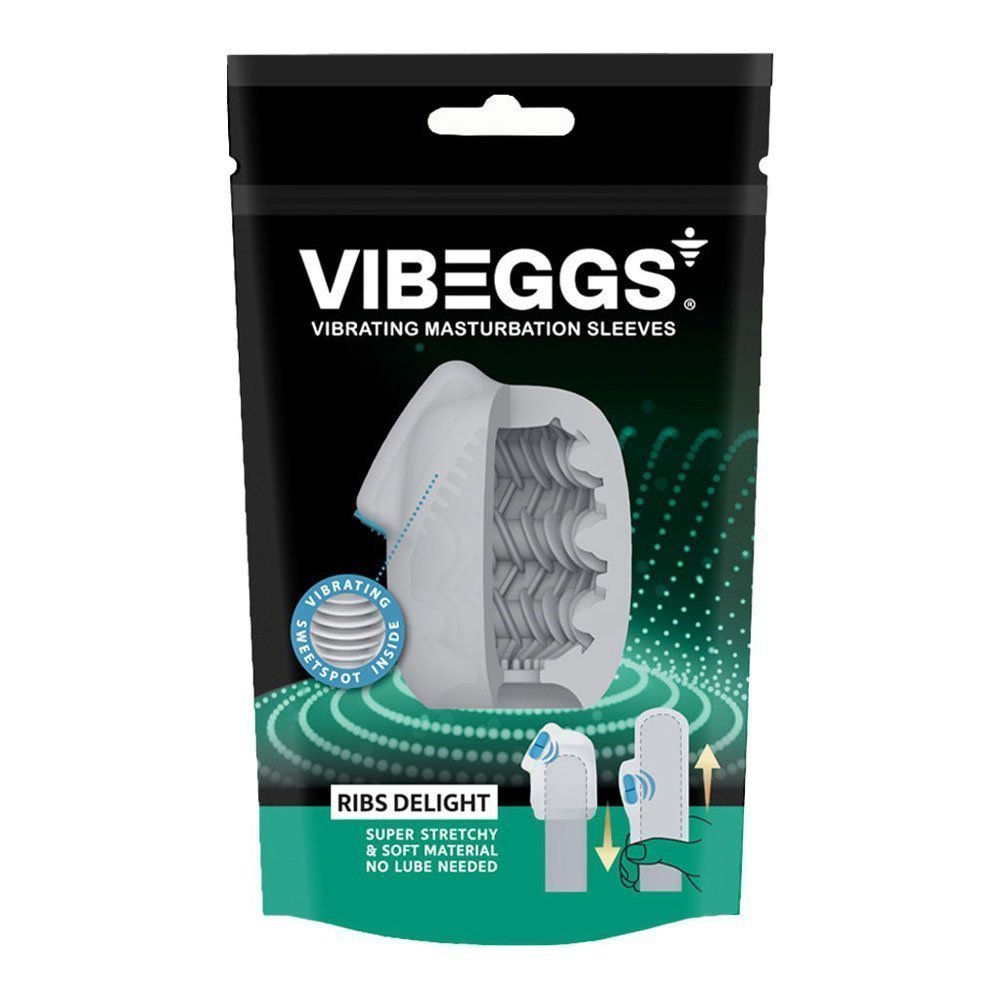 Vibruojantis masturbatorius „Ribs Delight“ - Vibeggs