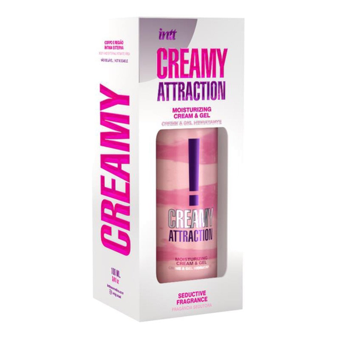 Drėkinantis kremas ir gelis „Creamy Attraction Seductive Fragrance“, 100 ml - Intt