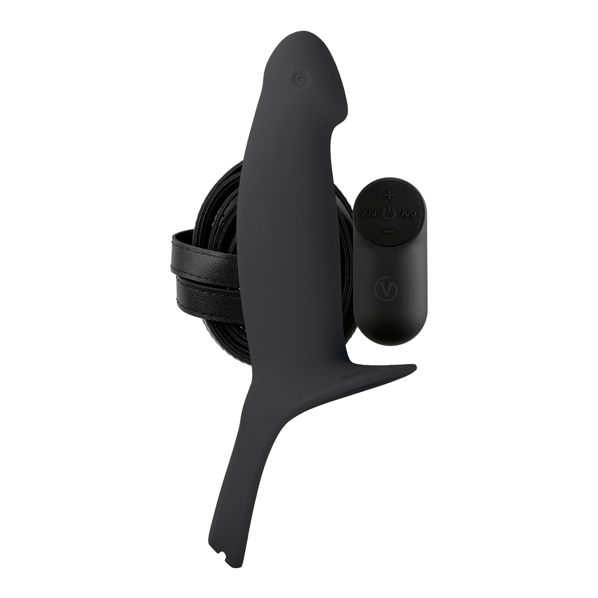 Vibuojantis tuščiaviduris strap-on dildo „H4 Size L“ - Virgite