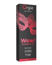 Purškalas oraliniam seksui „Wow! Strawberry Ice“, 10 ml - Orgie