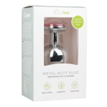 Didelis analinis kaištis „Round Silver Pink“ - EasyToys