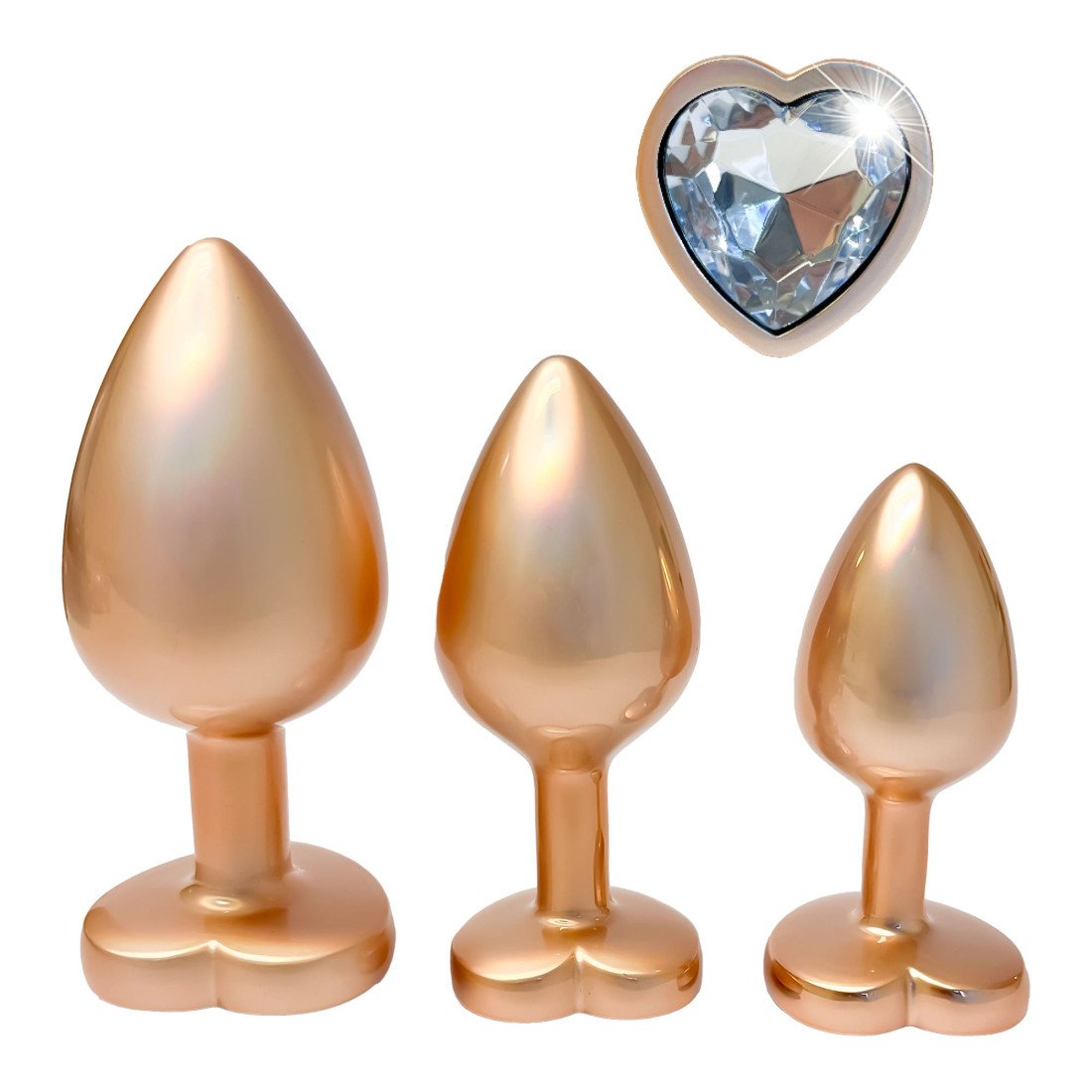 Analinių kaiščių rinkinys „Pearl Gold Gleaming Love“ - Dream Toys
