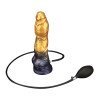 Pripučiamas silikoninis dildo „Aerosx Nr. 10 Gold/Black“ - Lovetoy