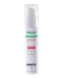 Stimuliuojantis gelis „Fresh Ginger Litchi“, 15 ml - Exsens