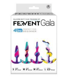 Analinių kaiščių rinkinys „Butt Plug Kit 4 in 1“ - NMC