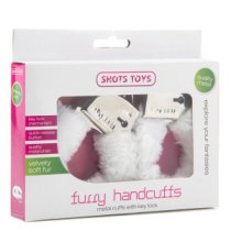 Antrankiai „Furry Handcuffs“ - Shots Toys