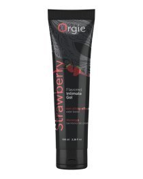 Vandens pagrindo lubrikantas „Lube Tube Strawberry“, 100 ml - Orgie