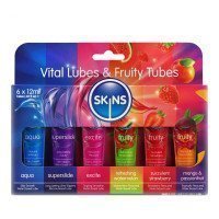 Lubrikantų rinkinys „Vital Lubes & Fruity Tubes“ - Skins