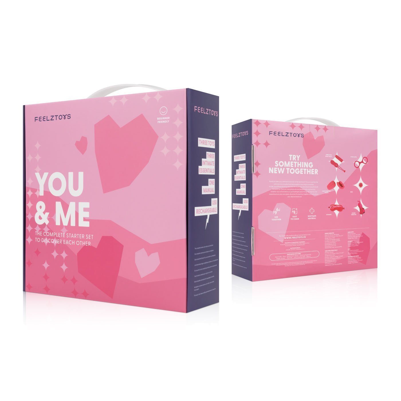 Sekso žaislų rinkinys poroms „You & Me“ - Feelztoys