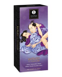 Purškalas oraliniam seksui „Waves of Pleasure Exotic Fruits“, 20 ml - Shunga