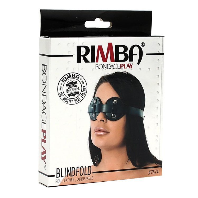 Akių kaukė „Blindfold Real Leather“ - Rimba